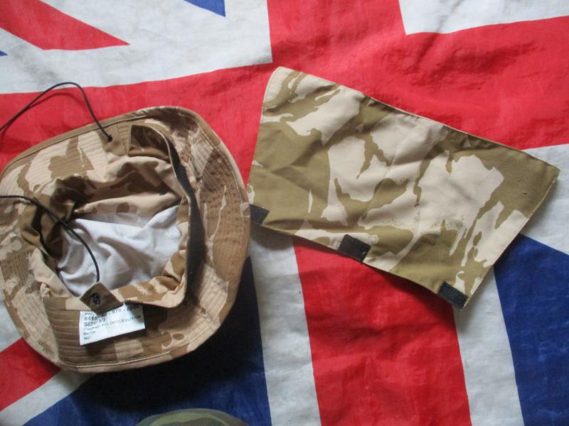 NEW GENUINE BRITISH ARMY AFGHANISTAN WAR issue desert dpm BUSH BOONIE HAT medium