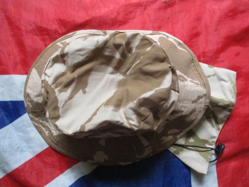 NEW GENUINE BRITISH ARMY AFGHANISTAN WAR issue desert dpm BUSH BOONIE HAT medium