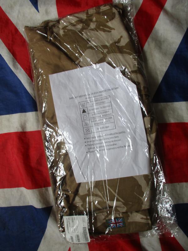 BRITISH ARMY ISSUE desert dpm ubac ubacs UNDER BODY ARMOUR COMBAT SHIRT new Large