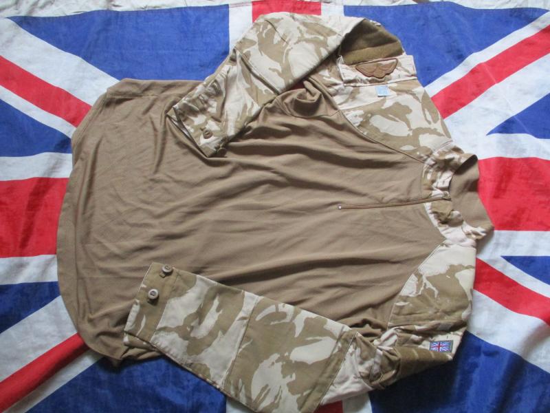 BRITISH ARMY ISSUE desert dpm ubac ubacs COMBAT SHIRT PARA PARATROOPER wings L