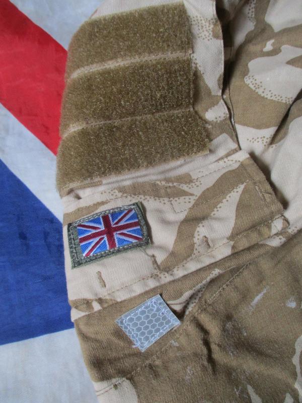 BRITISH ARMY ISSUE desert dpm ubac ubacs COMBAT SHIRT PARA PARATROOPER wings L