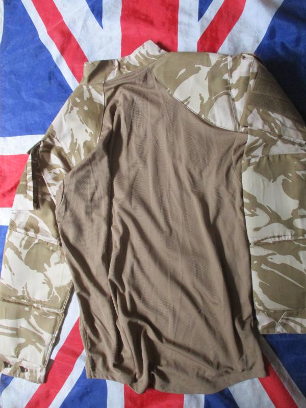 BRITISH ARMY ISSUE desert dpm ubac ubacs COMBAT SHIRT PARA PARATROOPER wings XL