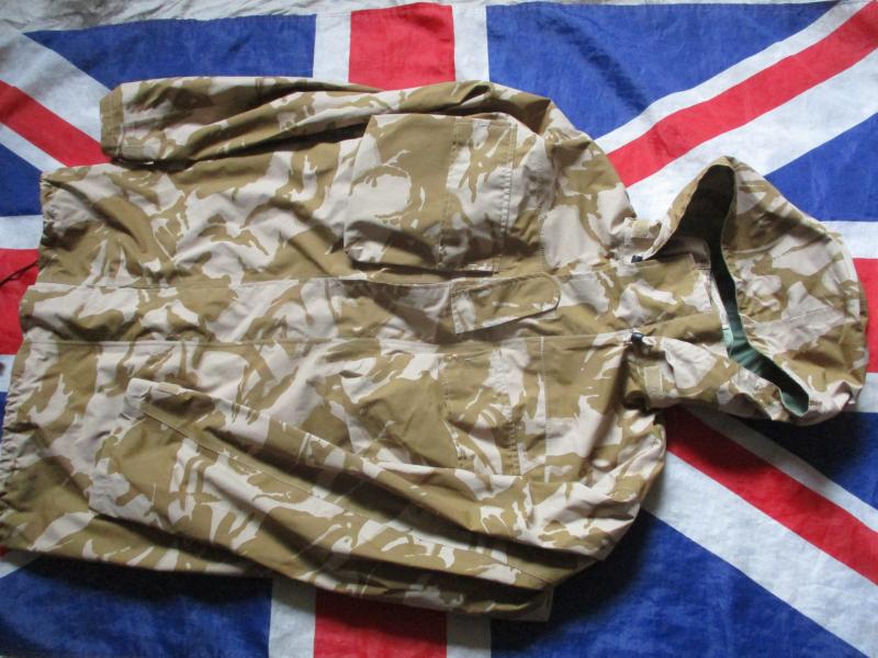 BRITISH ARMY DESERT DPM DDPM CAMO MVP goretex waterproof SMOCK coat 180/96 M-L