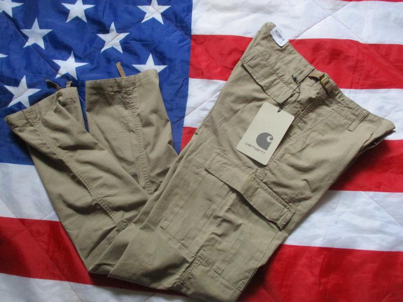 Real CARHARTT USA US BDU M65 aviation CARGO COMBAT TROUSERS khaki NEW RRP£120 31
