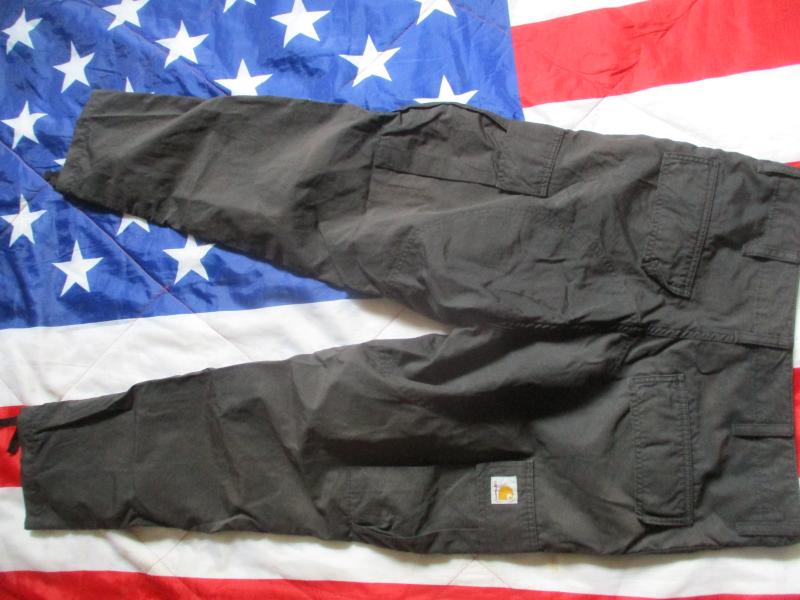 CARHARTT USA US BDU M65 aviation FIELD CARGO COMBAT TROUSERS black 31- 32 X 29