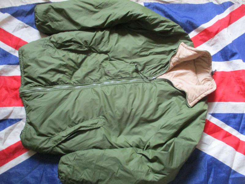 BRITISH ARMY ISSUE SOFTY ARCTIC THERMAL softie JACKET reversible og-Desert MEDIUM