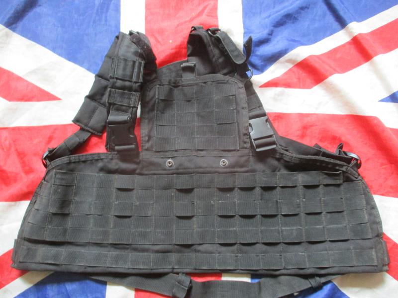BULLDOG TACTICAL UK molle COMMANDO CHEST WEBBING HARNESS RIG SF BLACK