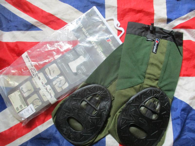 BERGHAUS YETI wilderness attack GORETEX WATERPROOF MOUNTAIN boot GAITERS large