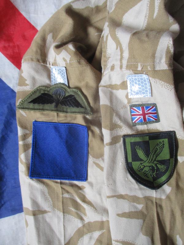 2 PARA parachute regiment AFGHAN 2010 TOUR ISSUE soldier 95 DESERT DPM COMBAT shirt