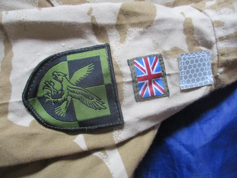 2 PARA parachute regiment AFGHAN 2010 TOUR ISSUE soldier 95 DESERT DPM COMBAT shirt