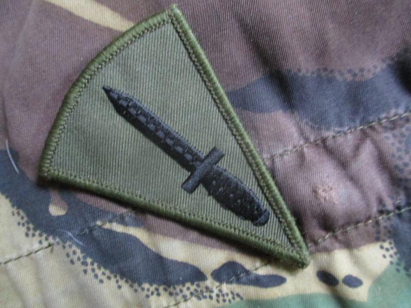 old skool ROYAL MARINES COMMANDO marine SHOULDER FLASH & DAGGER badge patch