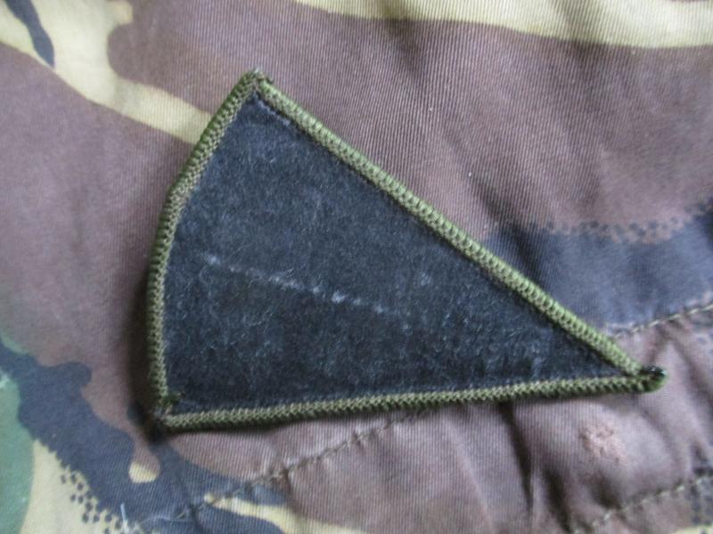 old skool ROYAL MARINES COMMANDO marine SHOULDER FLASH & DAGGER badge patch