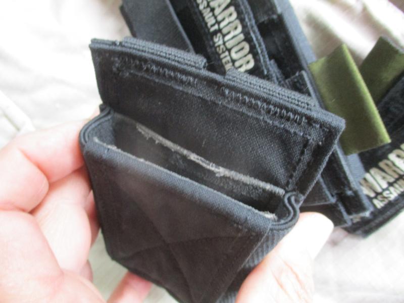 3 WARRIOR ASSAULT SYSTEMS uk ELITE OPS MOLLE 2 single M4 SA80 5.56mm 1X 9MM PISTOL MAG POUCH black