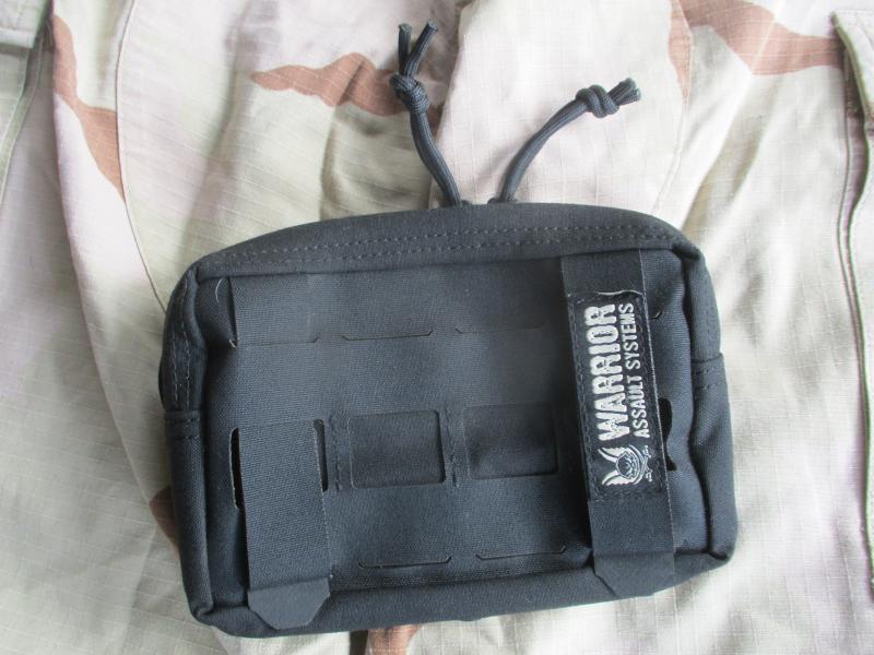 WARRIOR ASSAULT SYSTEMS uk ELITE OPS MOLLE small admin utility front POUCH black
