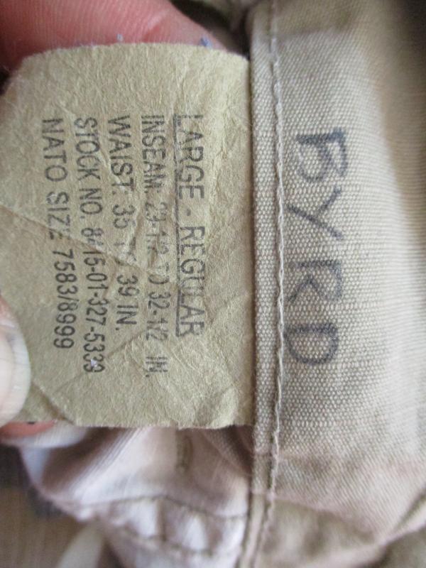 GENUINE USA us army / sf / usmc / us navy seal team devgru AMERICAN issue TRI desert CAMO BDU combat PANTS TROUSERS L/R