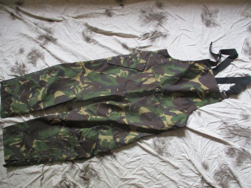 GEN British Army ISSUE dpm camo WATERPROOF GORETEX salopettes TROUSERS medium