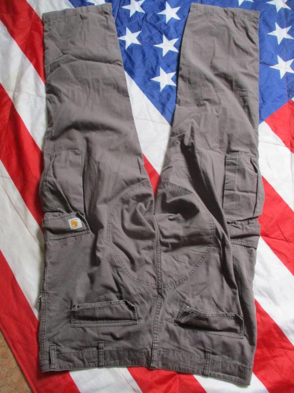 CARHARTT USA US BDU M65 regular Aviation CARGO COMBAT TROUSERS wolf grey 38 X 24
