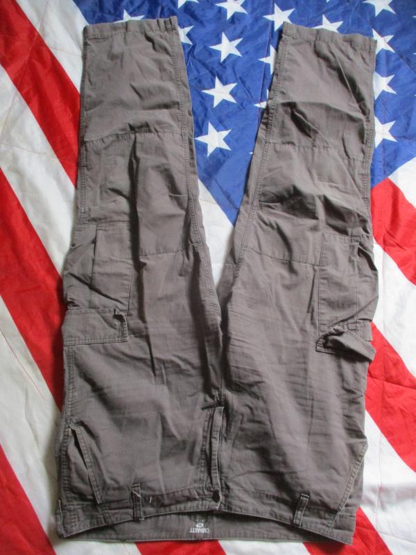 CARHARTT USA US BDU M65 regular Aviation CARGO COMBAT TROUSERS wolf grey 38 X 24