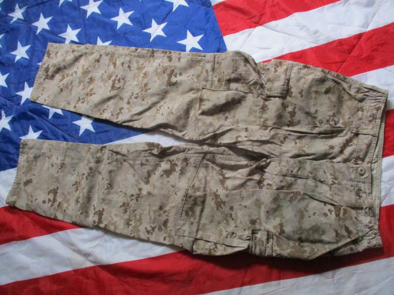 Genuine issue US MARINES USMC MARPAT DESERT marine MCCUU COMBAT TROUSERS BDU M R