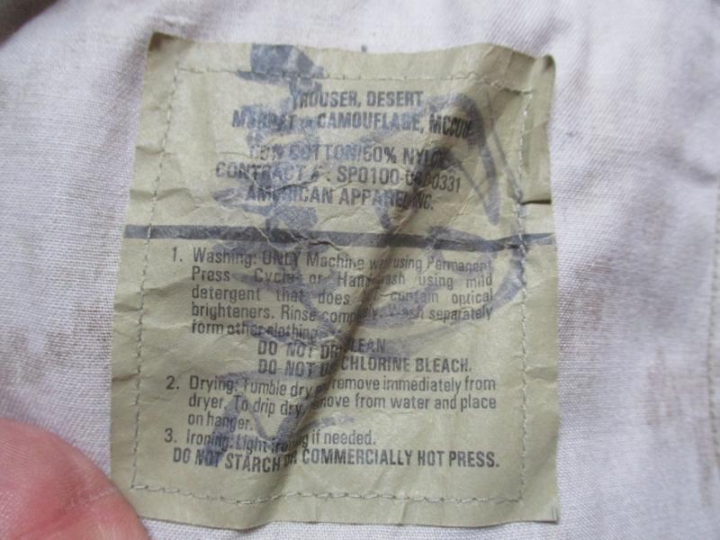 Genuine issue US MARINES USMC MARPAT DESERT marine MCCUU COMBAT TROUSERS BDU M R