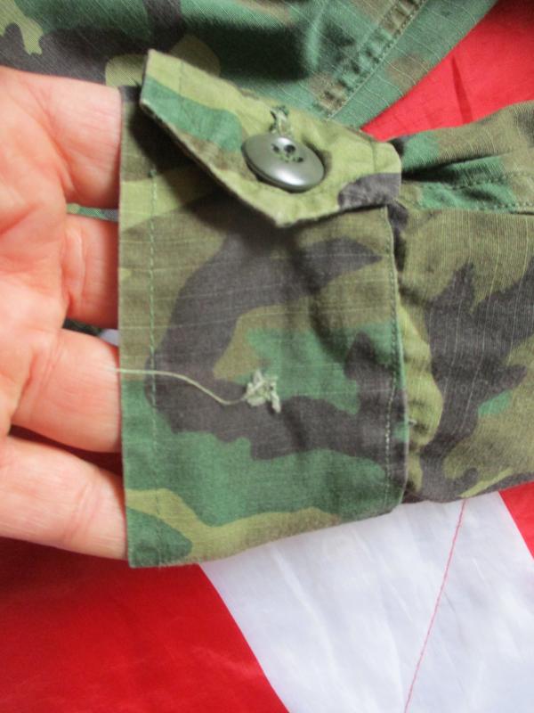 1981 US ARMY USAF rdf VIETNAM WAR ERDL brown CAMO Jungle combat JACKET COAT