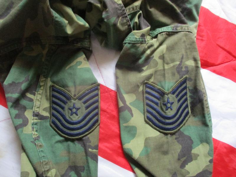 1981 US ARMY USAF rdf VIETNAM WAR ERDL brown CAMO Jungle combat JACKET COAT