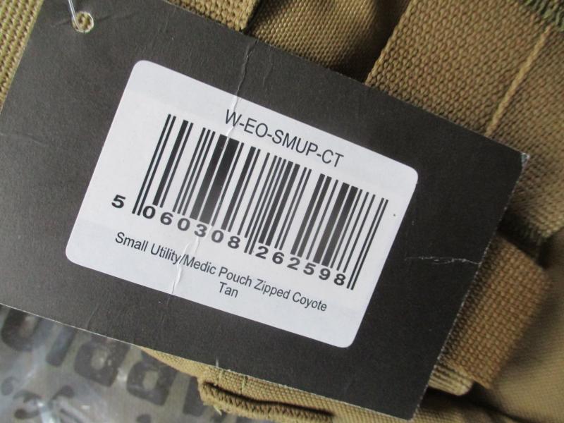 WARRIOR ASSAULT SYSTEMS uk MOLLE upright UTILITY commanders POUCH COYOTE TAN new