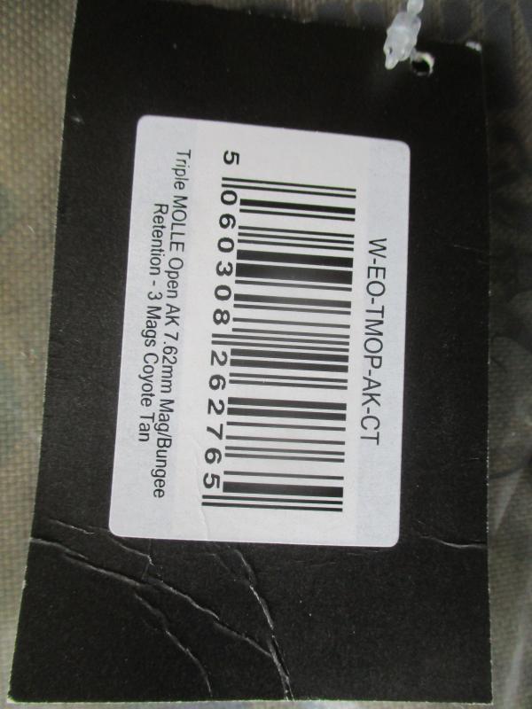 WARRIOR ASSAULT SYSTEMS uk MOLLE triple AK 7.62/ 556mm pmag POUCH COYOTE TAN new