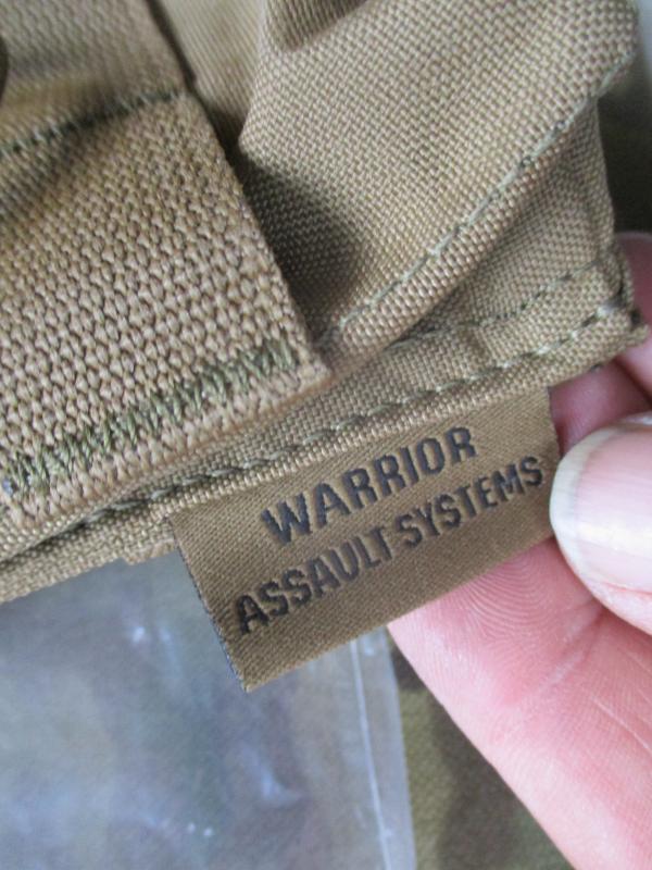 WARRIOR ASSAULT SYSTEMS uk MOLLE triple AK 7.62/ 556mm pmag POUCH COYOTE TAN new