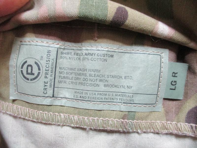 RARE ussf issue nsn GEN 1 CRYE PRECISION multicam FIELD SHIRT JACKET combat L R
