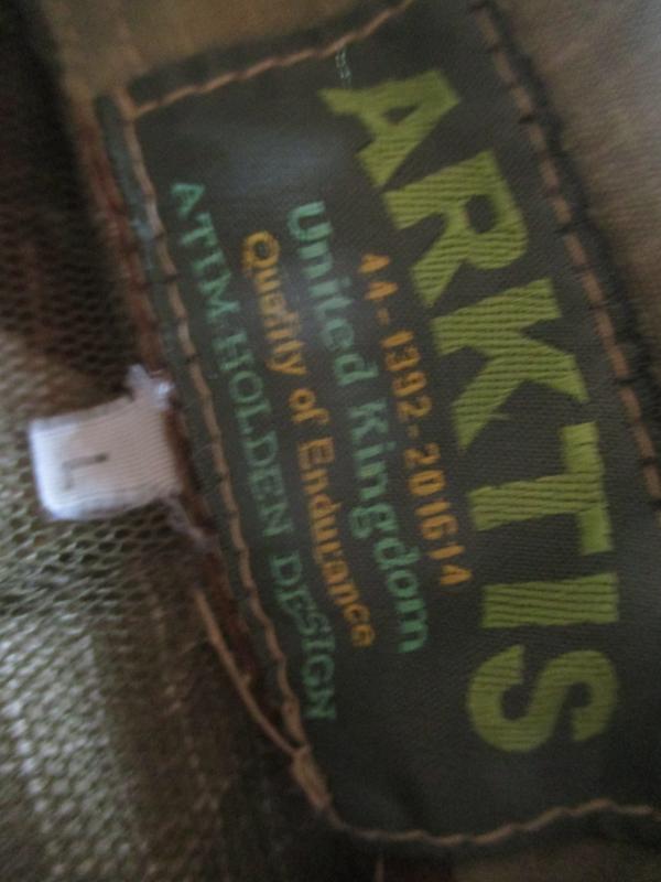 ARKTIS A110 all climate JUNGLE COMBAT SHIRT USA TRI DESERT CAMO large = XL -XXL
