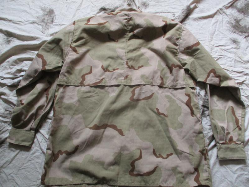 ARKTIS A110 all climate JUNGLE COMBAT SHIRT USA TRI DESERT CAMO large = XL -XXL