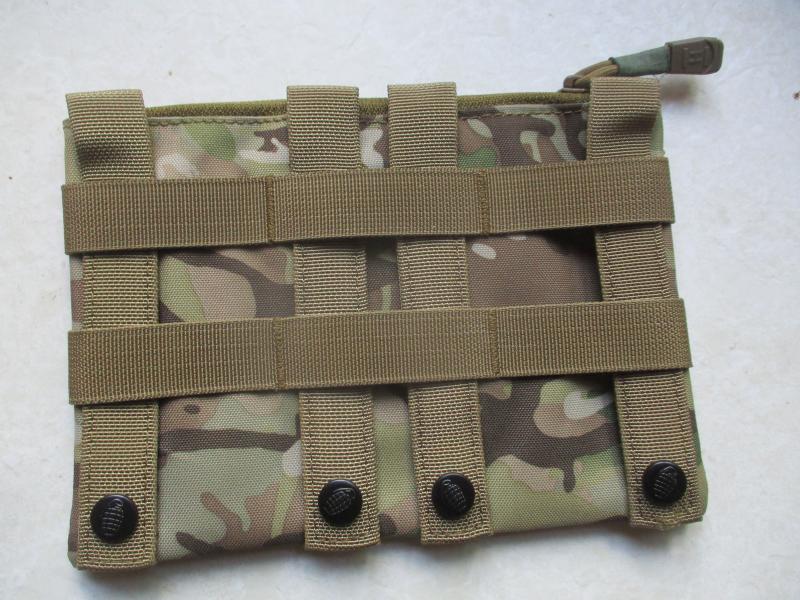 KOMBAT TACTICAL UK ADMIN MOLLE front of armour commanders POUCH MTP multicam