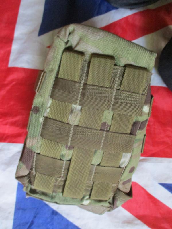 BRITISH TACTICAL MOLLE BOWMAN RADIO / UTILITY POUCH multicam mtp