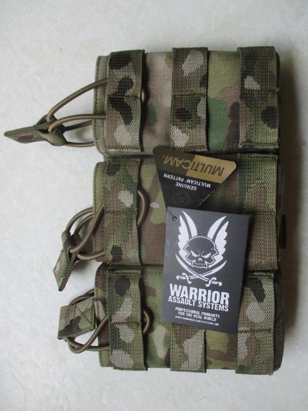 WARRIOR ASSAULT SYSTEMS uk MOLLE triple 556mm mag magazine ammo POUCH Crye Multicam new