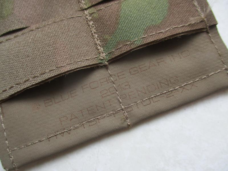 2013 BLUE FORCE GEAR USA helium whisper MOLLE double 9mm POUCH crye multicam