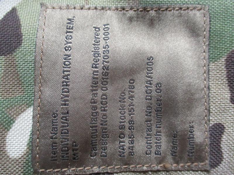 GENUINE BRITISH ARMY ISSUE 3L thermobak MTP multicam camo ihs CAMELBAK