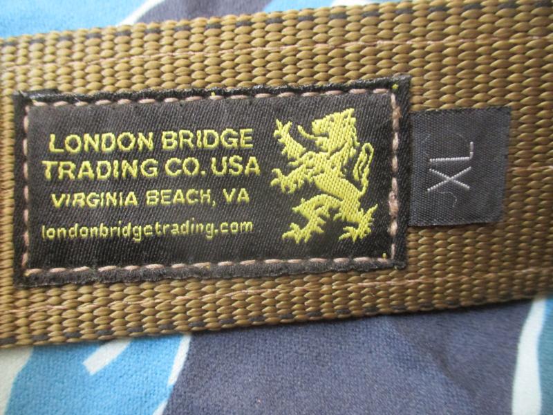 ORIGINAL LBT LONDON BRIDGE TRADING USA RIGGER RIGGERS BELT XL coyote tan