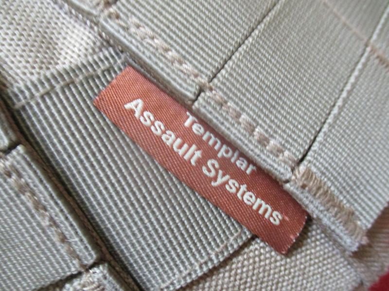 TEMPLAR ASSAULT SYSTEMS padded MOLLE BATTLE / SHOOTERS BELT coyote tan new
