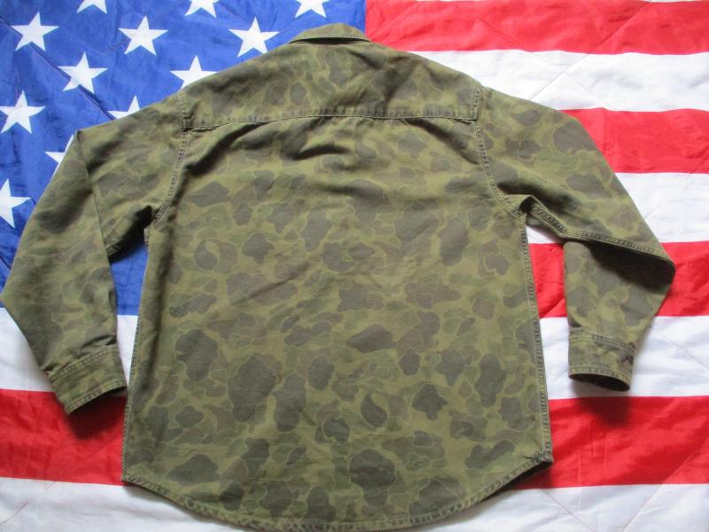 CARHARTT USA VIETNAM WAR DUCK HUNTER frogskin CAMO SHIRT SHACKET