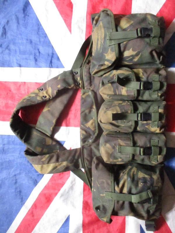 BRITISH ARMY / SAS ISSUE NI northern Ireland plce CHEST rig WEBBING dpm CAMO