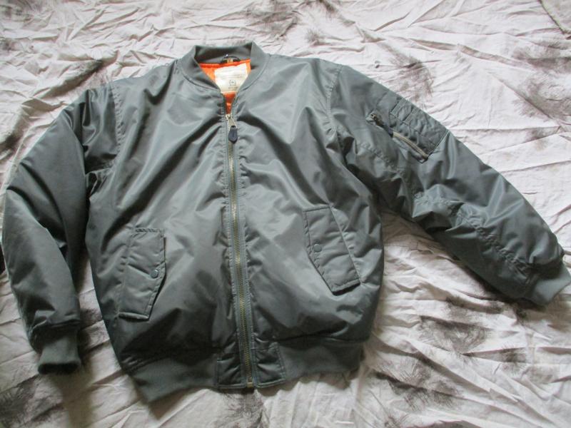 RELCO of LONDON since 1964 MA1 MA 1 bomber pilot JACKET COAT green LARGE