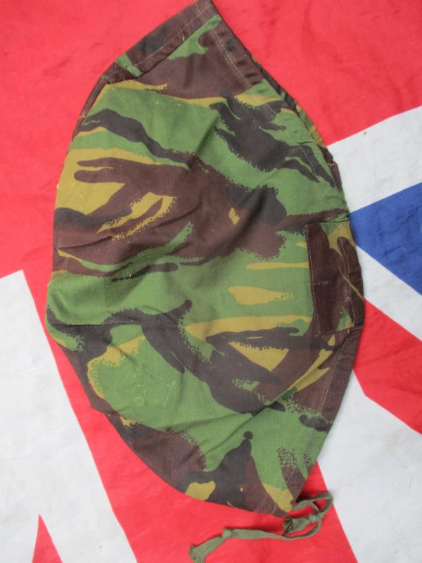 BRITiSH ARMY 1980's dpm MK6 MK6A MK7 HELMET COVER modified for para helmet