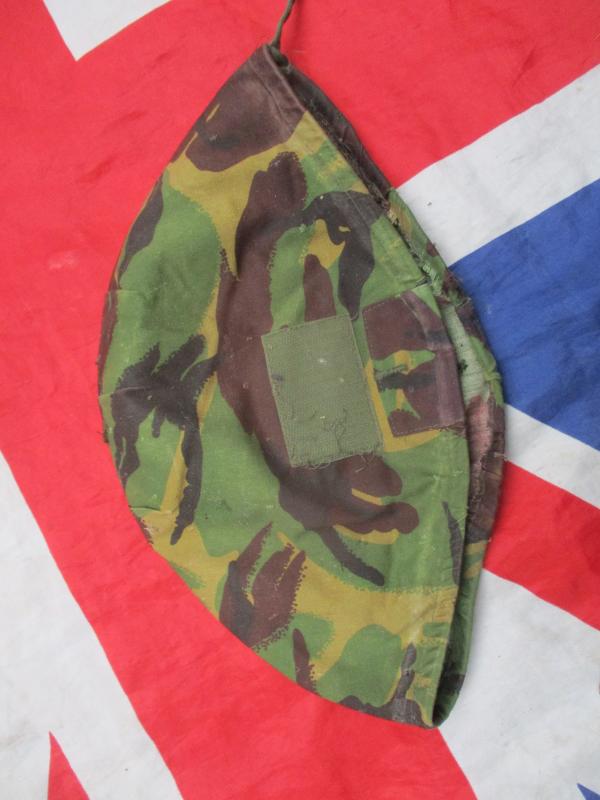 BRITiSH ARMY 1980's dpm MK6 MK6A MK7 HELMET COVER modified for para helmet