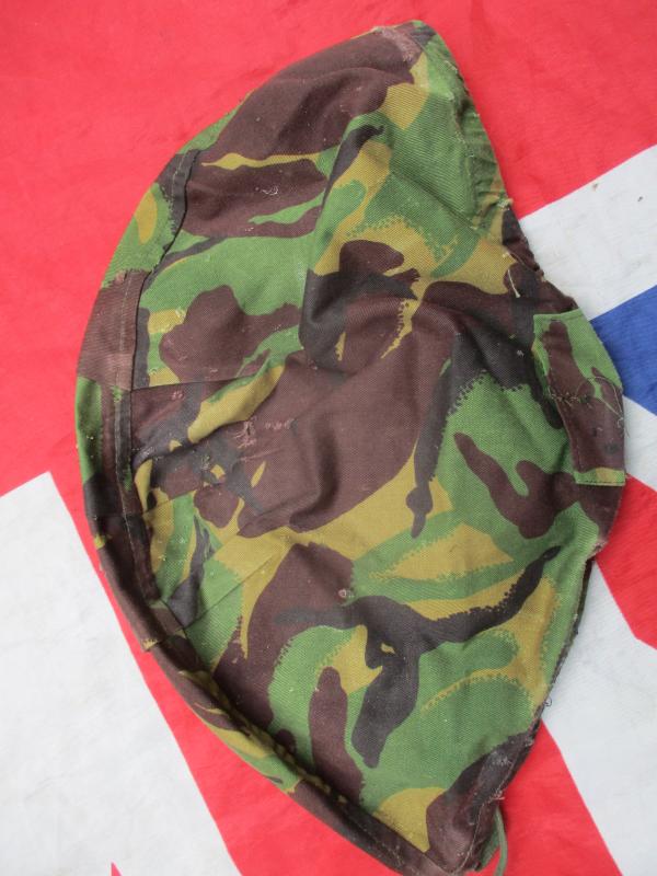 BRITiSH ARMY 1980's dpm MK6 MK6A MK7 HELMET COVER modified for para helmet