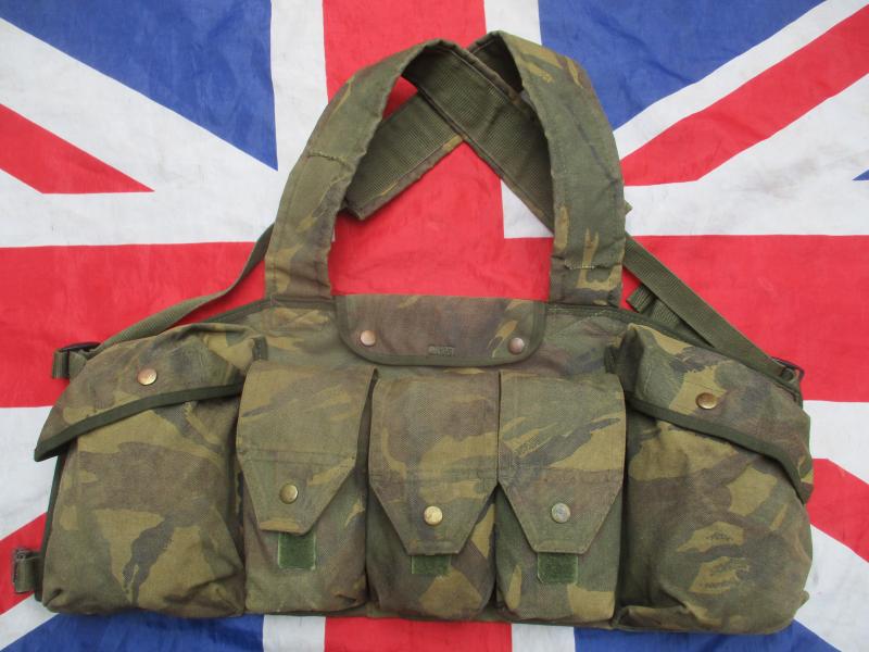 ORIGINAL old skool 80'S ARKTIS dpm camo CHEST RIG WEBBING 42 COMMANDO MODEL