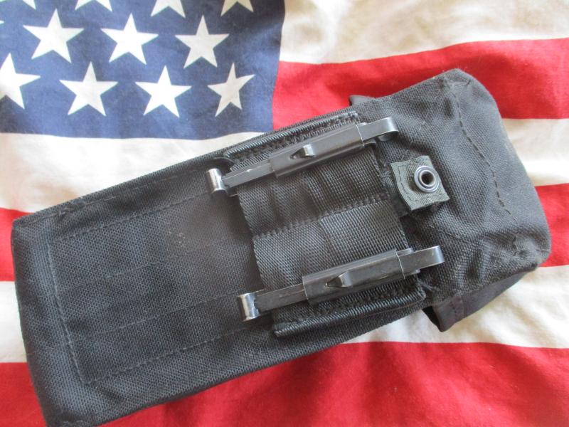 RARE TYPE ALICE usa triple 5.56mm m16 - m5 / double 7.62mm ak47 magaize - ammo POUCH sf / sog BLACK