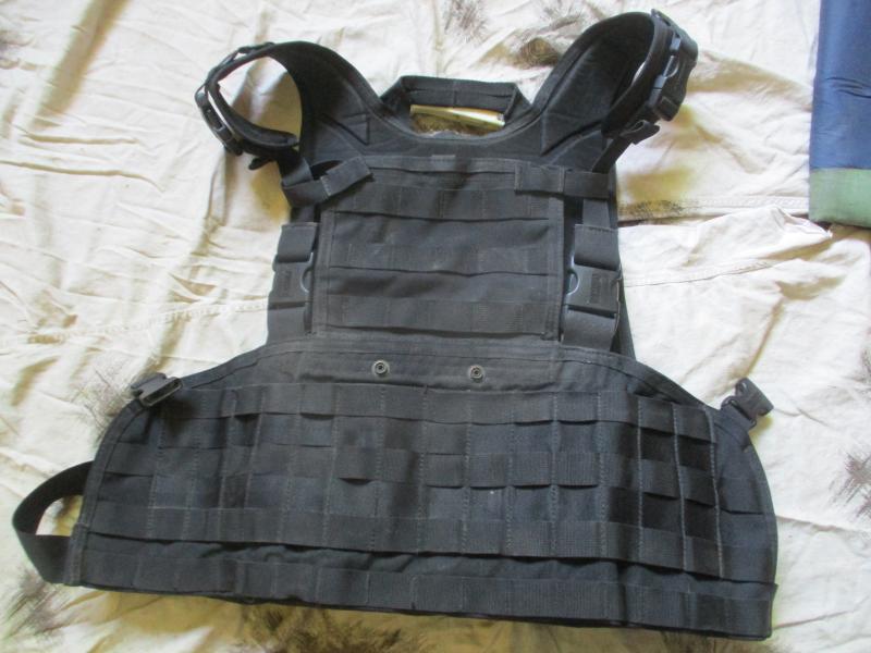 BLACKHAWK molle COMMANDO CHEST HARNESS RIG PLATE CARRIER & soft ARMOUR black