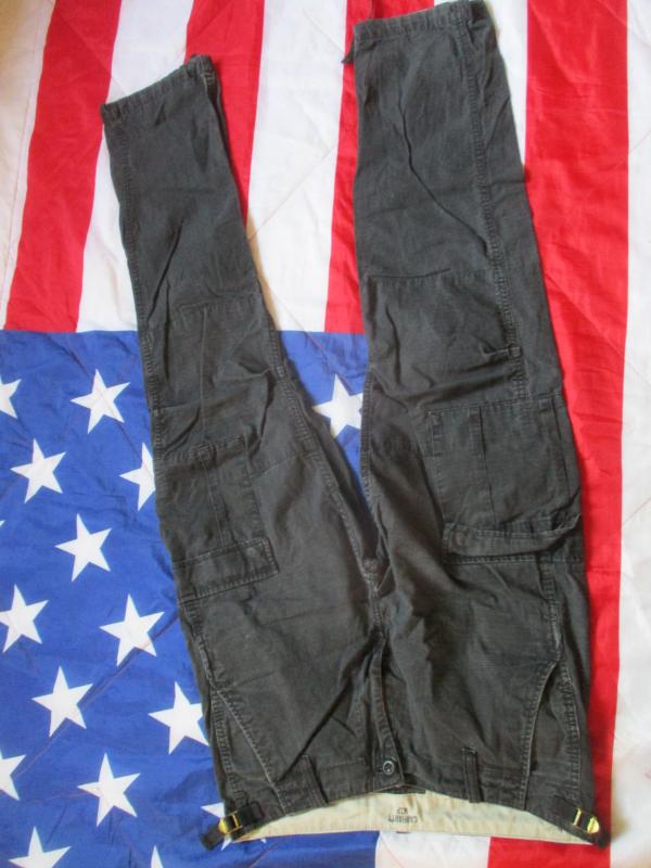 Real CARHARTT USA US BDU M65 aviation CARGO COMBAT TROUSERS black 30X32 - 31