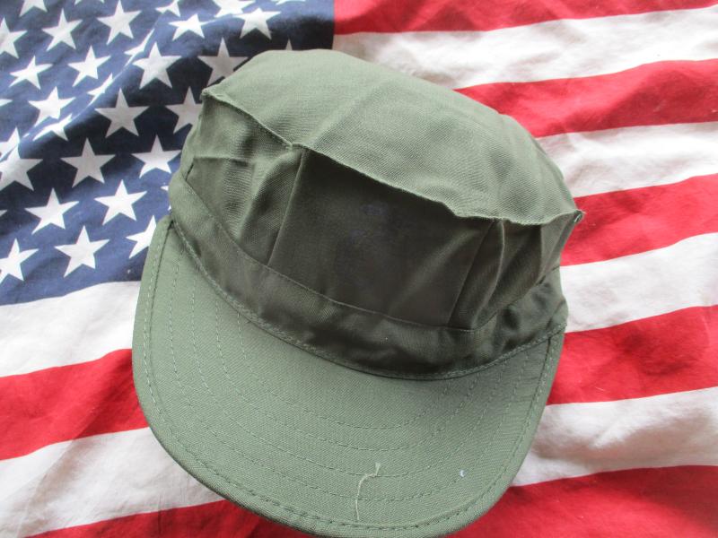 1988 USA made USMC US MARINE marines VIETNAM OG GREEN CAP HAT COVER large NEW
